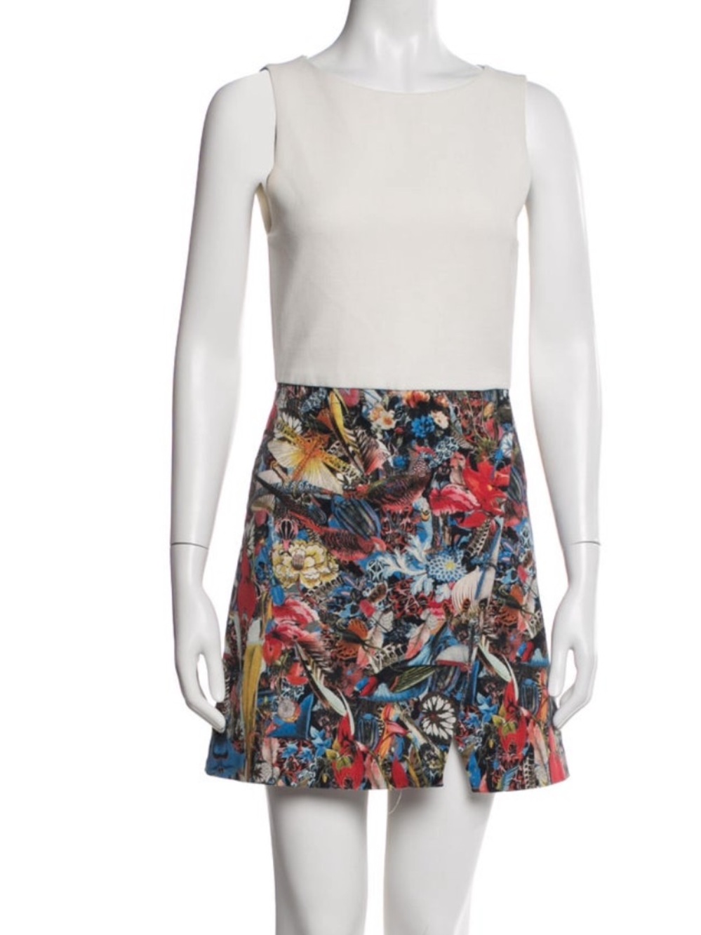 Alice & Olivia floral print mini dress